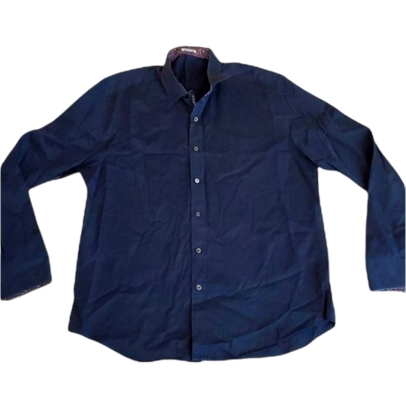 Bugatchi Shaped fit shirt top mens - Picture 1 of 9